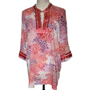 Calvin Klein Tunic. Pink and Purple. Size Medium